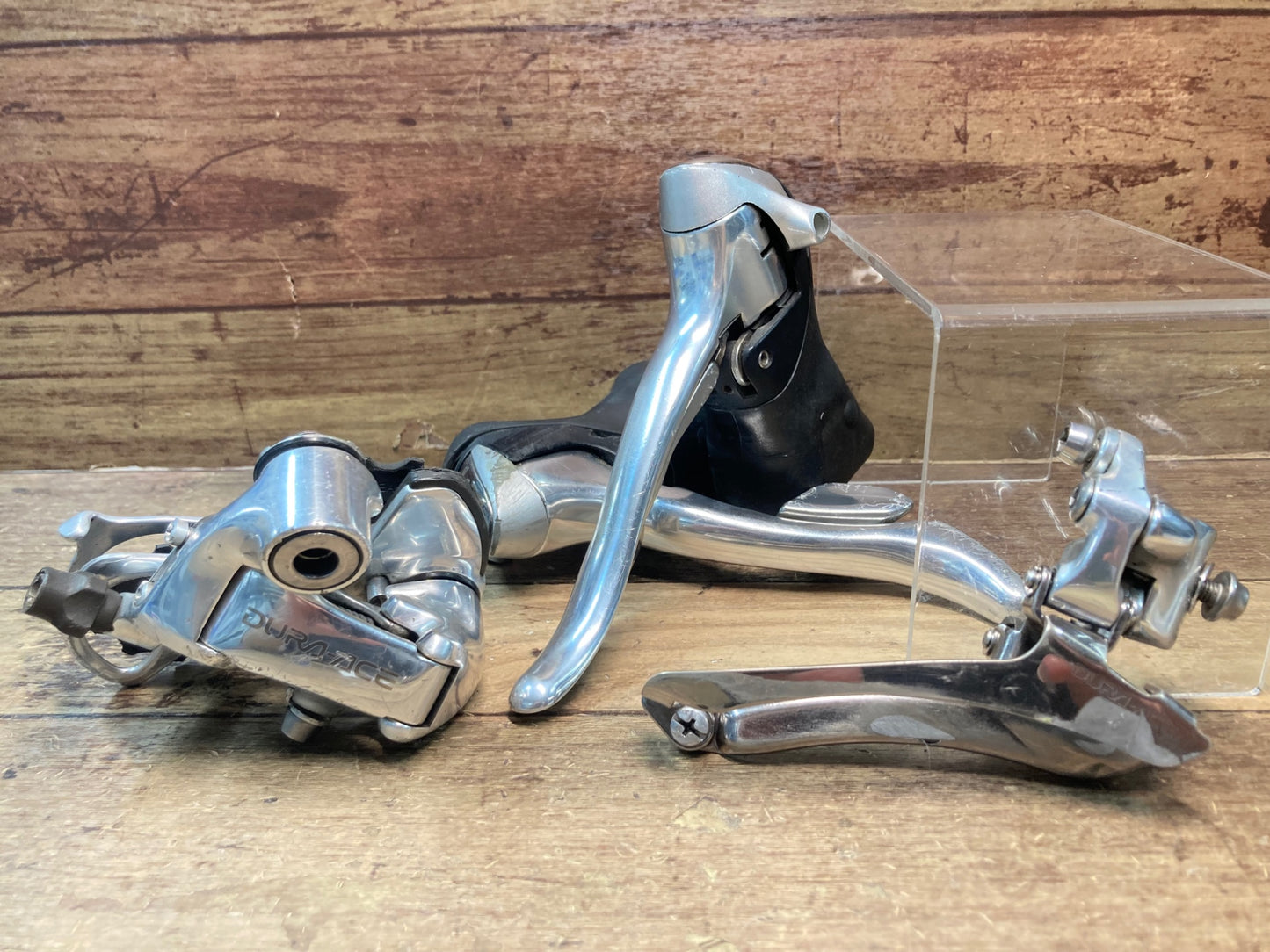 IG036 シマノ SHIMANO デュラエース 変速3点セット (ST-7700-C,FD-7700 直付,RD-7700) ※ガリ傷