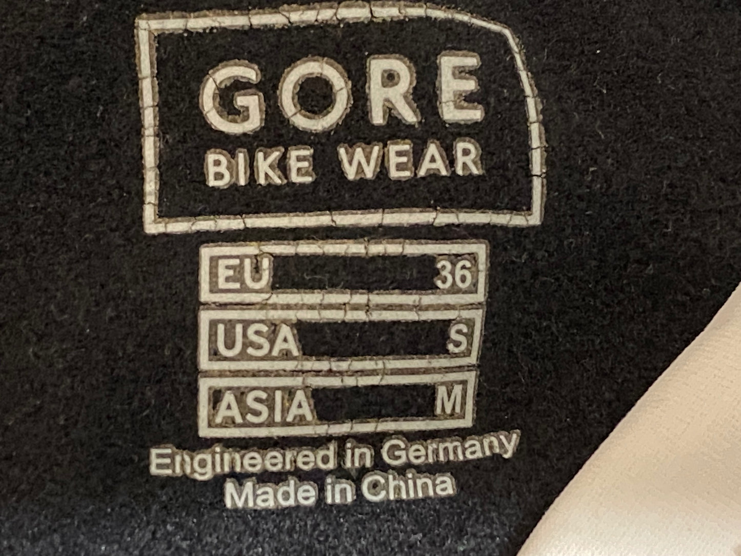 IF675 ゴア バイクウェア GORE BIKE WEAR 裏起毛 サイクルジャケット M 黒