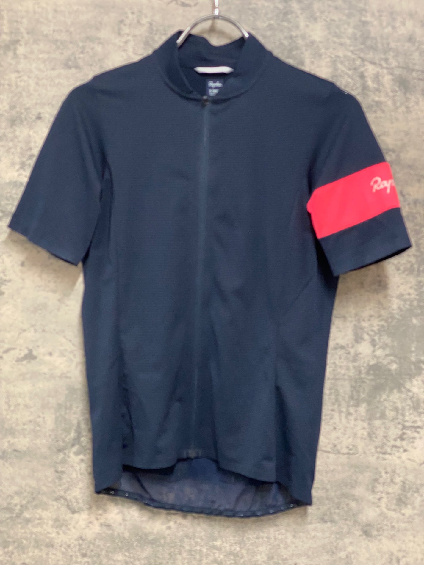 JB934 ラファ Rapha WOMEN'S CLASSIC FLYWEIGHT JERSEY 半袖 サイクルジャージ 紺 XS レディース