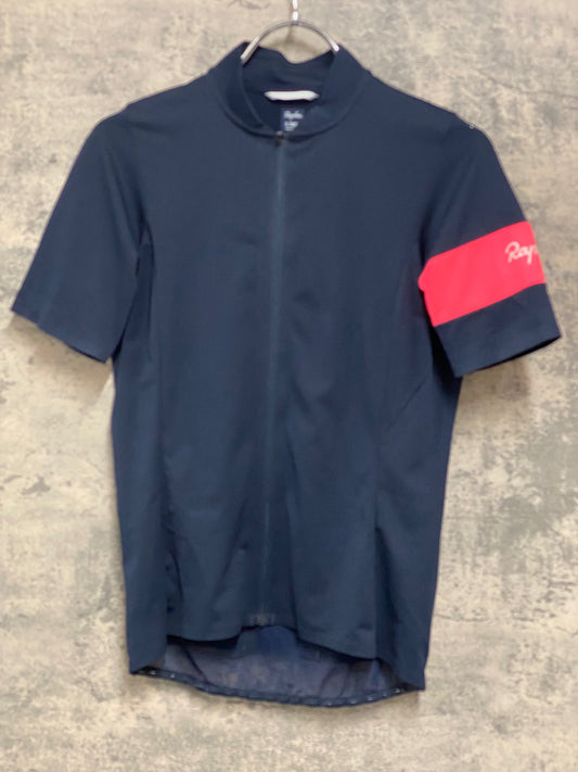 JB934 ラファ Rapha WOMEN'S CLASSIC FLYWEIGHT JERSEY 半袖 サイクルジャージ 紺 XS レディース