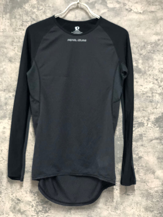 IK350 パールイズミ PEARLiZUMi 長袖 ベースレイヤー 黒 L
