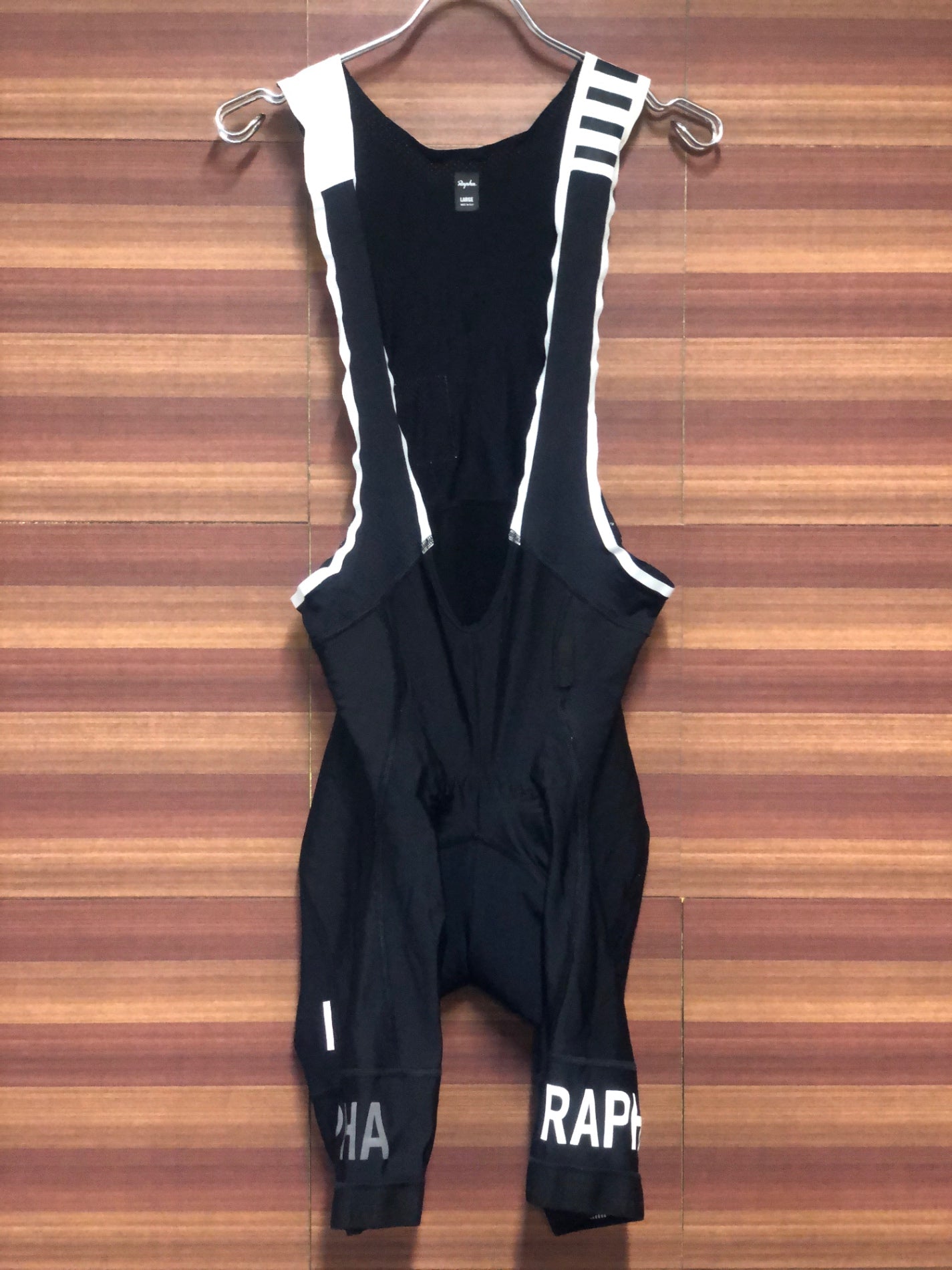 IK927 ラファ Rapha プロチームウィンタービブショーツ PRO TEAM WINTER BIB SHORTS 黒 L 裏起毛