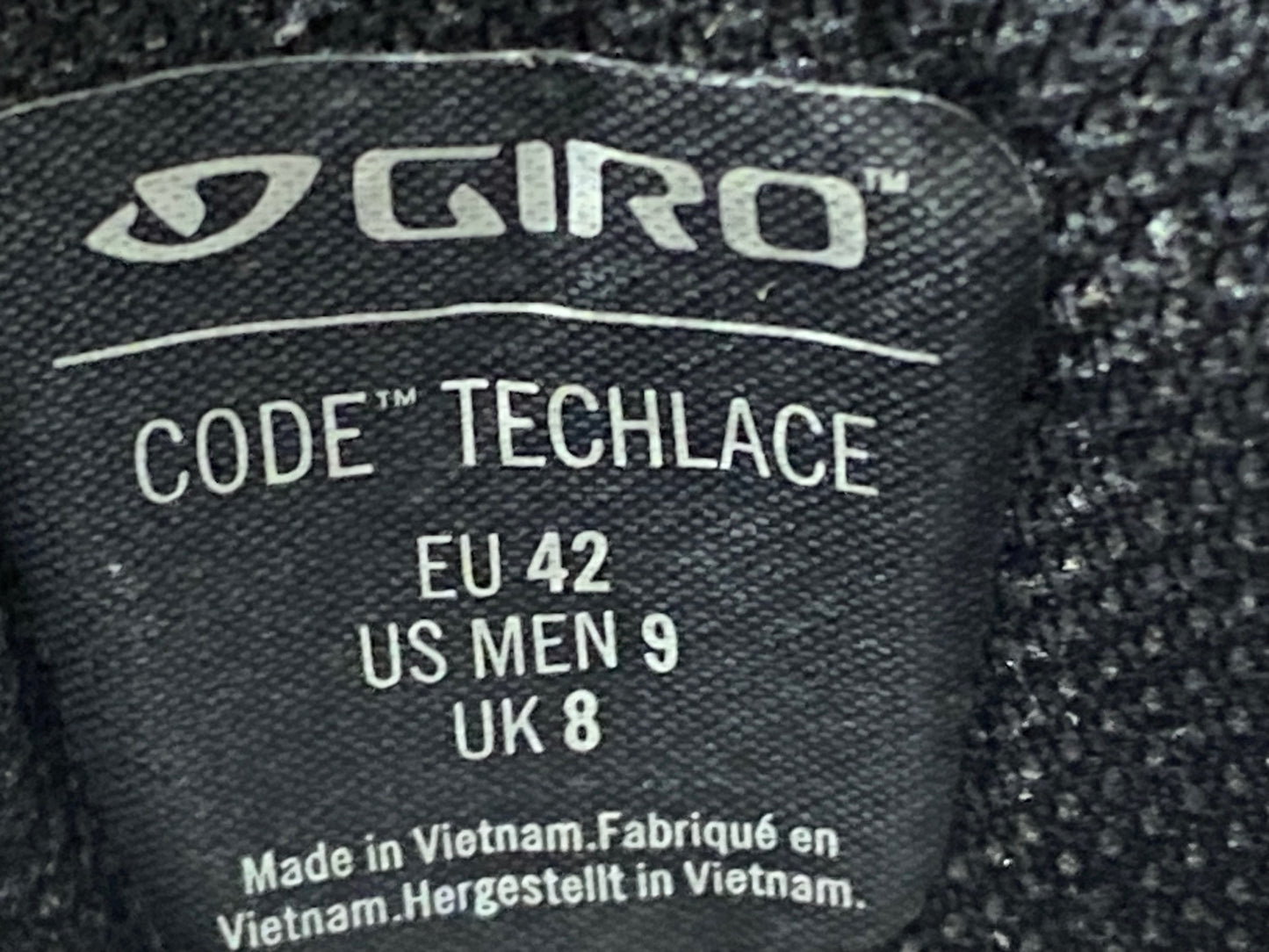 IJ148 ジロ GIRO CODE TECHLACE ビンディングシューズ 紫 黒 EU42 SPD GRINDURO