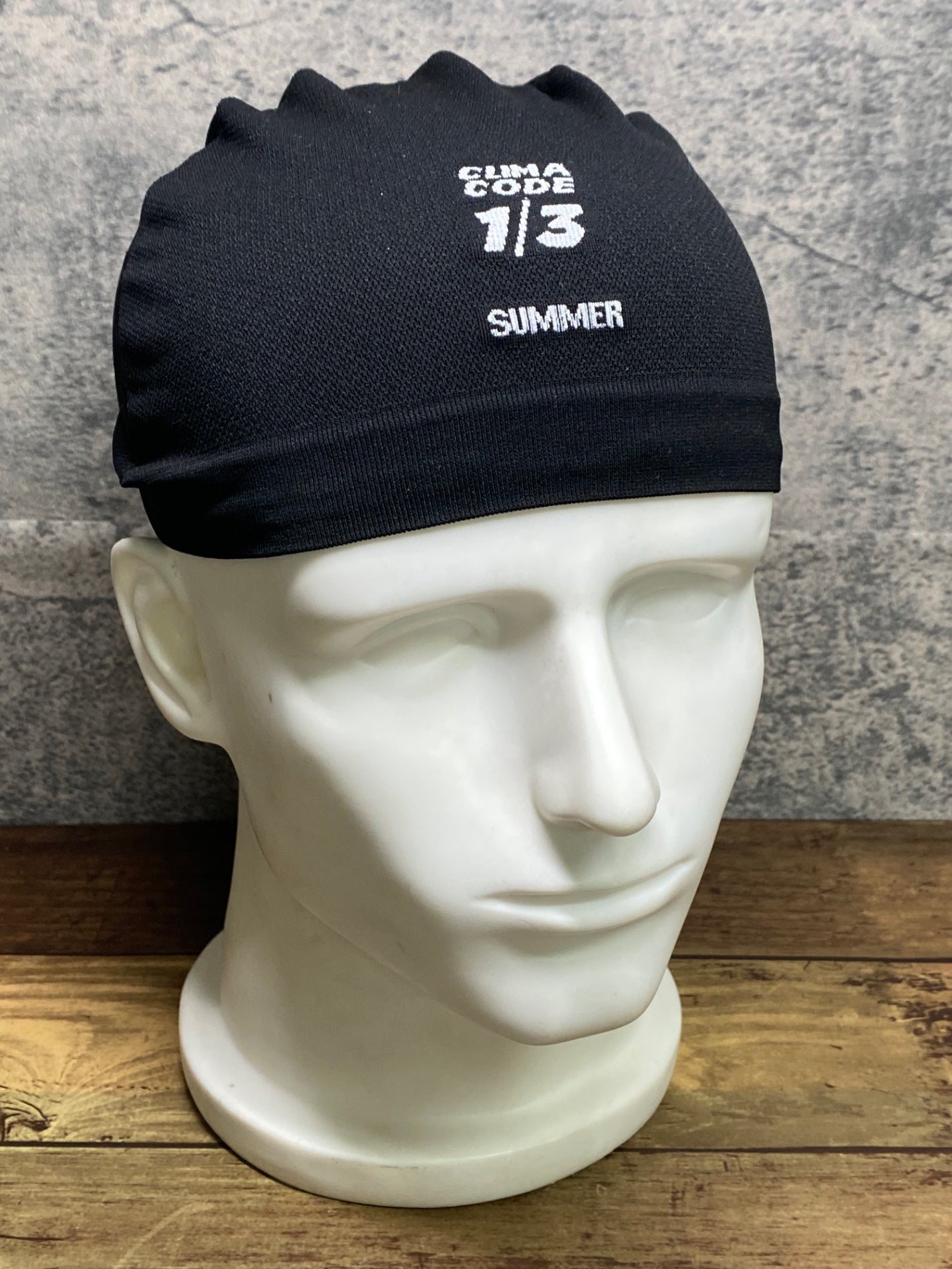 IY027 アソス Assos roboFoil ROBO CAP COLIMA CODE 1/3 SUMMER サイクルキャップ 黒 Ⅰ