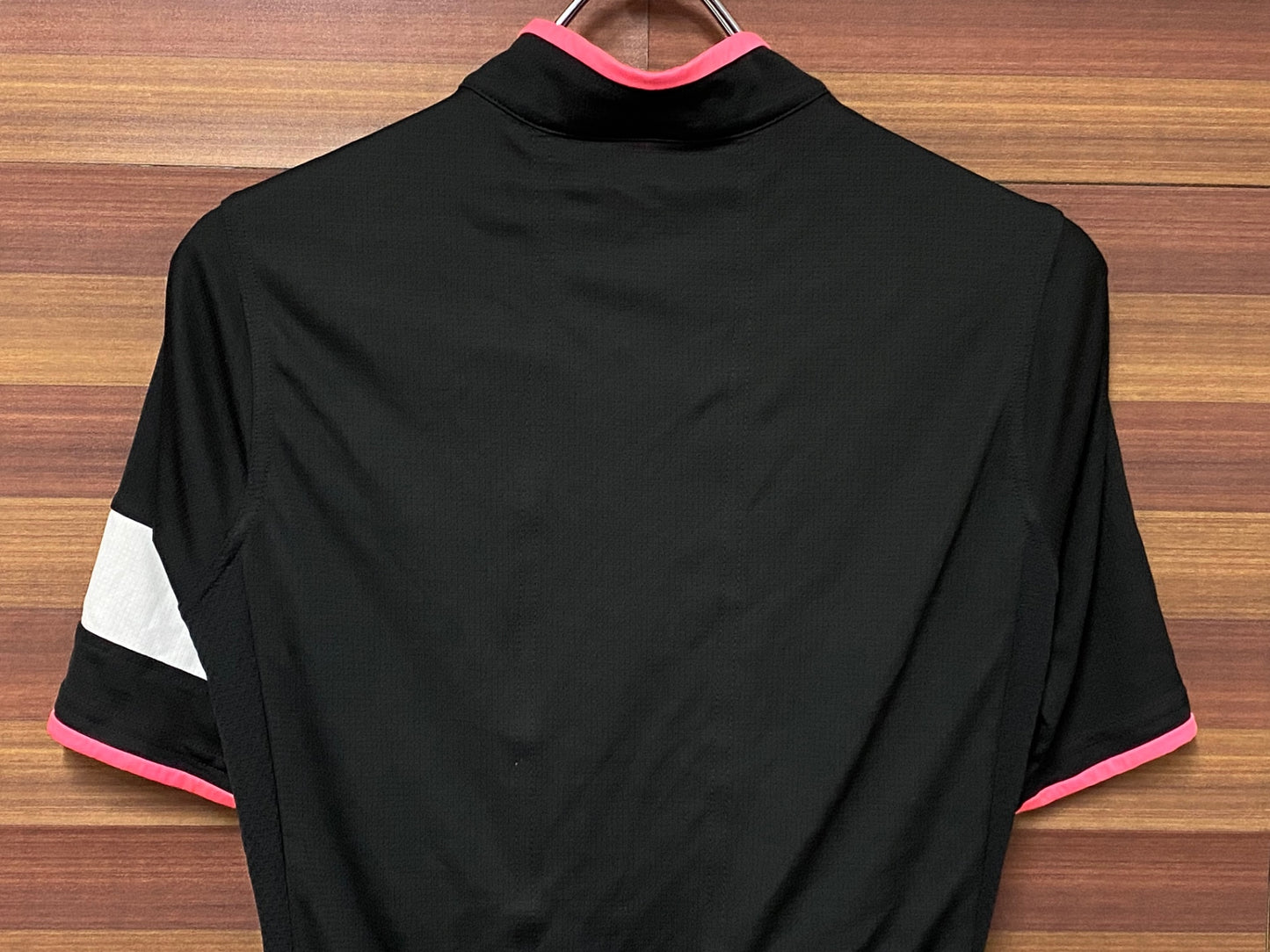 IM761 ラファ Rapha SUPER LIGHTWEIGHT JERSEY 半袖 サイクルジャージ S 黒 ピンク