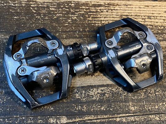 JD146 シマノ SHIMANO PD-EH500 ビンディングペダル 片面フラット ピン欠品