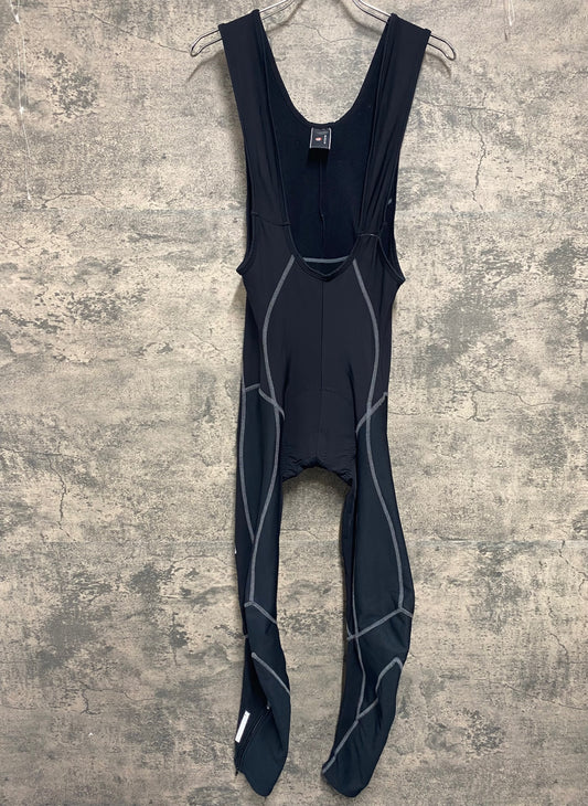 IY217 シマノ SHIMANO ACCU-3D ビブタイツ 黒 L 裏起毛