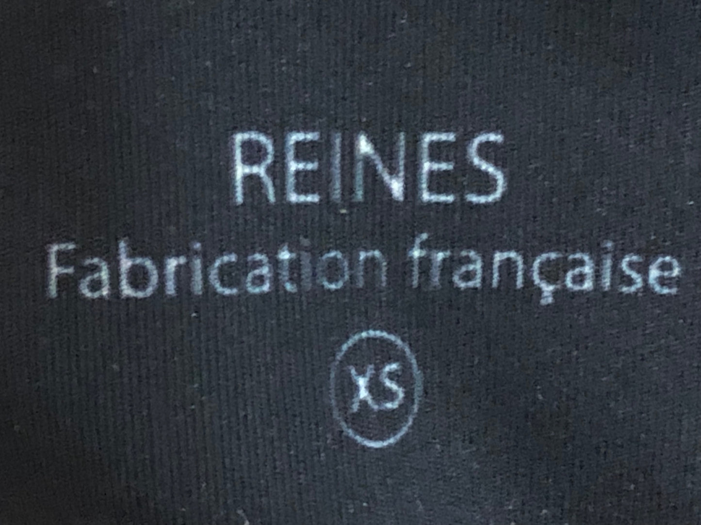 IR075 REINES 半袖 サイクルジャージ 白 黒 ゼブラ レディース XS