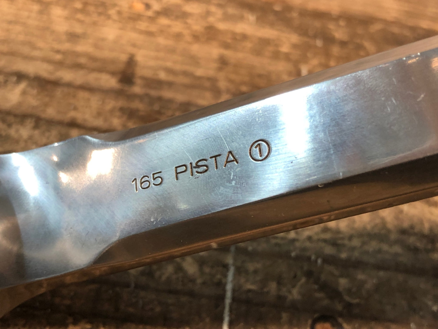 IW386 カンパニョーロ Campagnolo レコード RECORD PISTA クランクセット 厚歯 52T 165mm