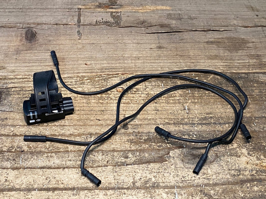 IN144 シマノ SHIMANO SM-EW90-A ジャンクションA 5ポート Di2 電動 エレクトリックケーブル320mmx3 セット ※バンドちぎれ