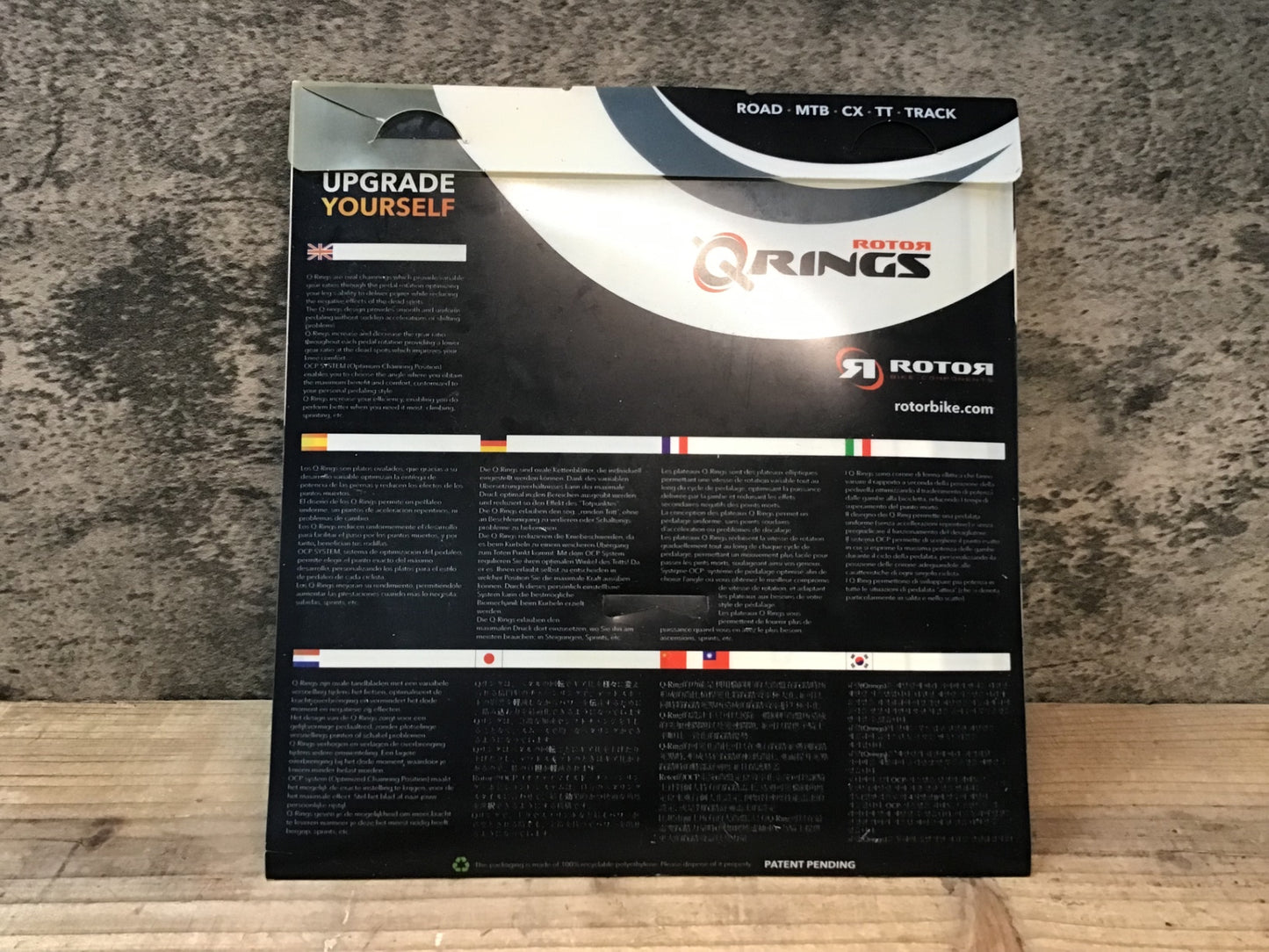 JA856 ローター ROTOR QRINGS アウター チェーンリング 53T BCD110 5アーム 楕円