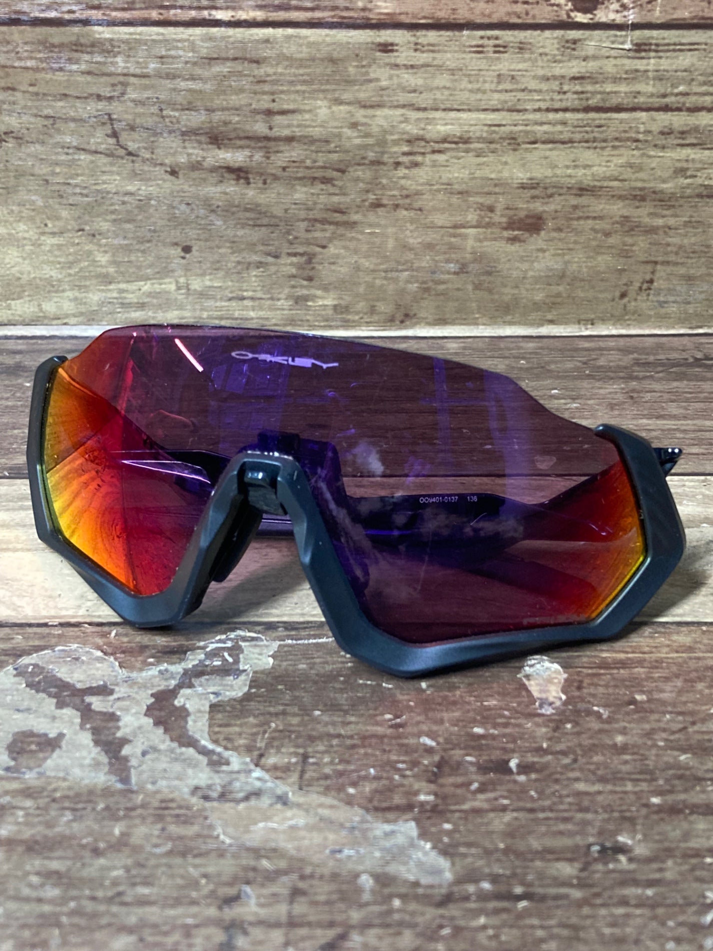 HT839 オークリー OAKLEY フライトジャケット FLIGHT JACKET アイウェア サングラス PRIZMレンズ 黒