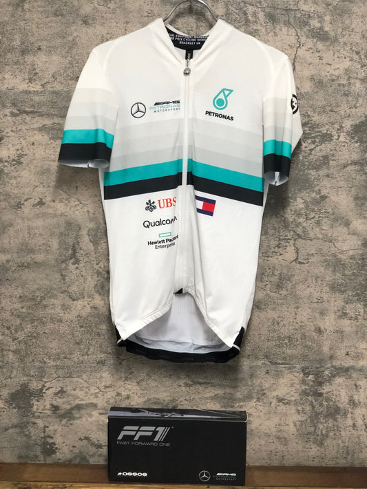 IX158 アソス assos FF1 RS SS Jersey 半袖 サイクルジャージ 白 L AMG PETRONAS MOTORSPORT