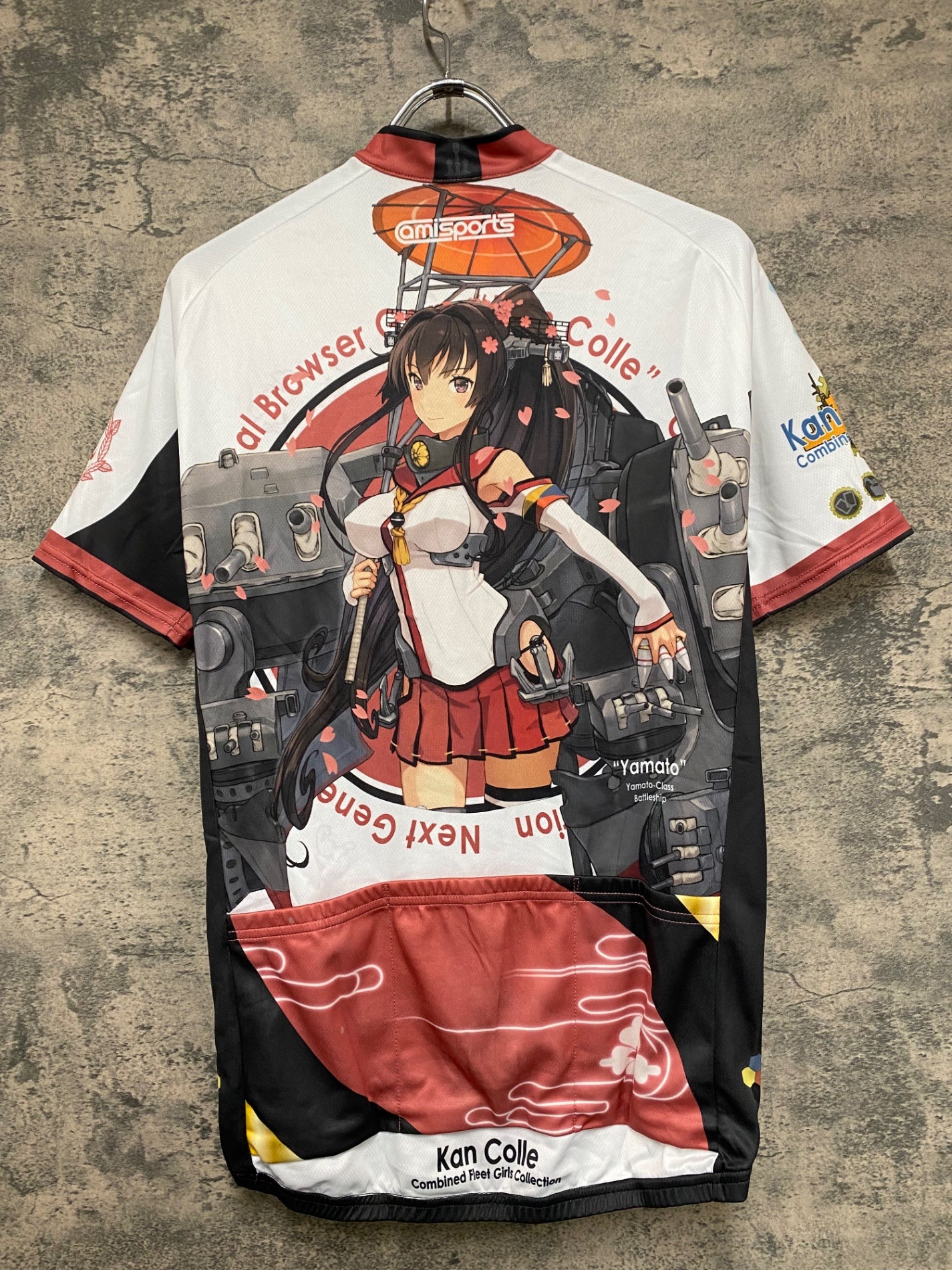 IQ038 AMISPORTS 半袖 サイクルジャージ XL 艦これ 大和