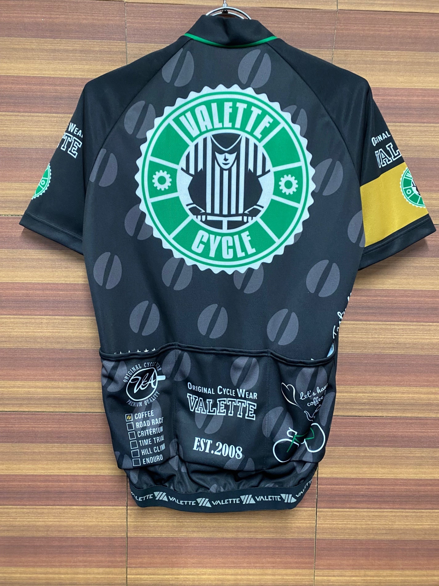 IL800 バレット VALETTE 半袖サイクルジャージ 黒 L ほつれ