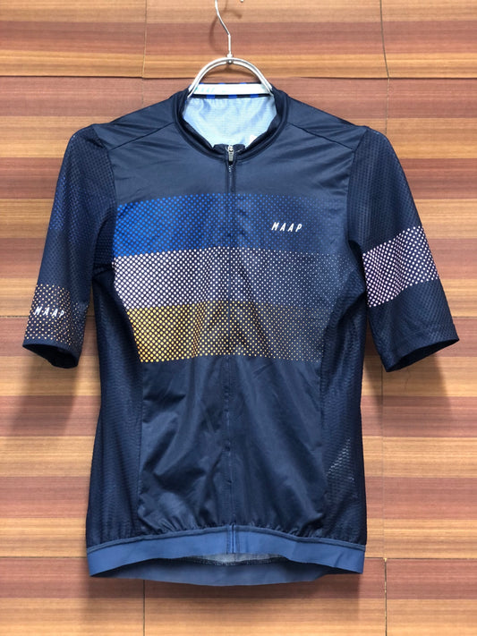 IO163 マープ MAAP 半袖 サイクルジャージ 紺 S