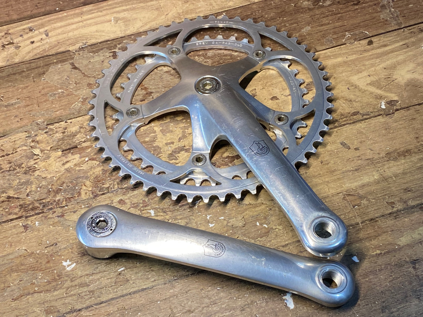 HZ119 カンパニョーロ CAMPAGNOLO Cレコ クランクセット 52-42T 170mm