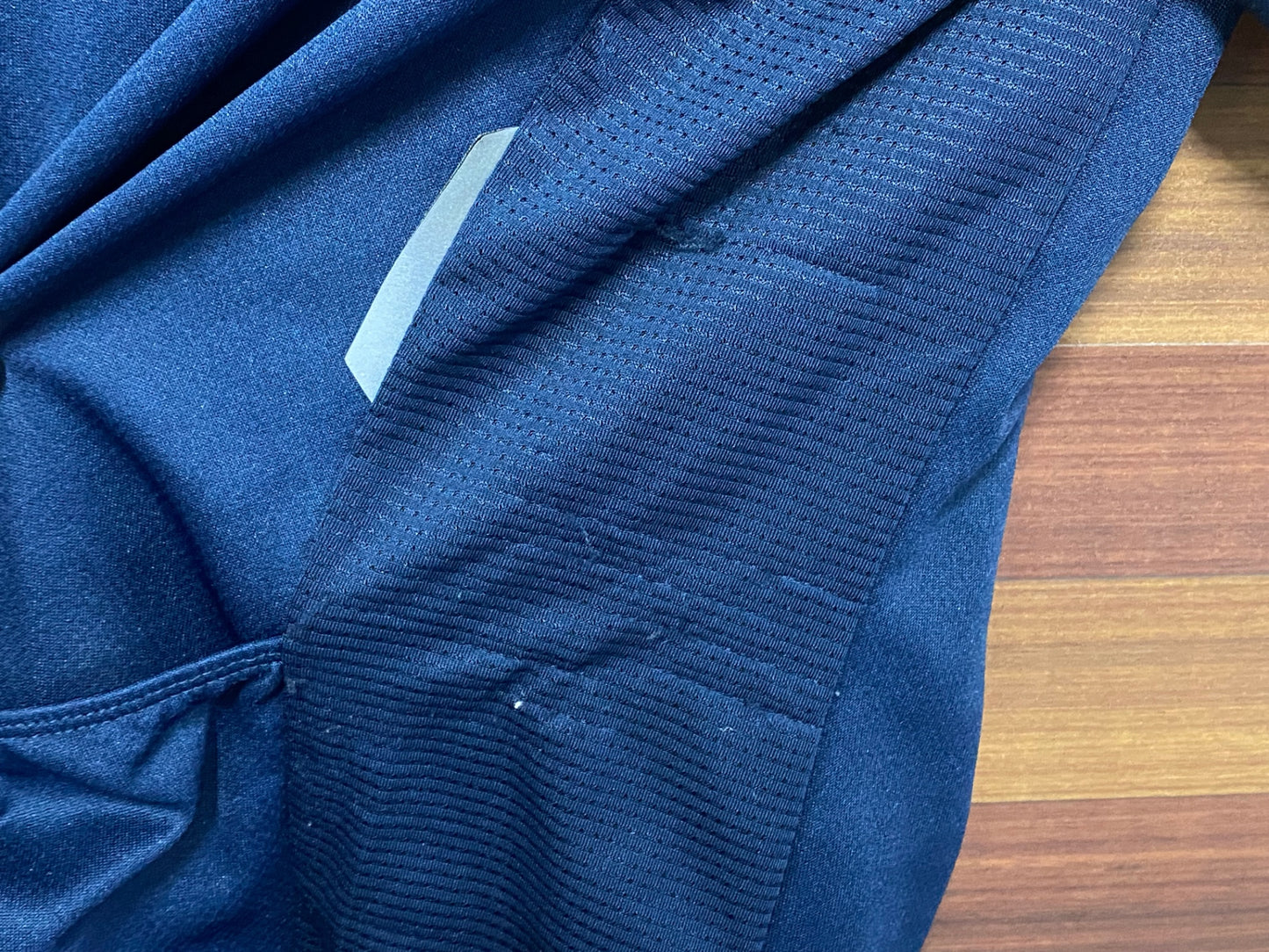 IT615 ルコックスポルティフ le coq sportif 半袖サイクルジャージ 紺 S