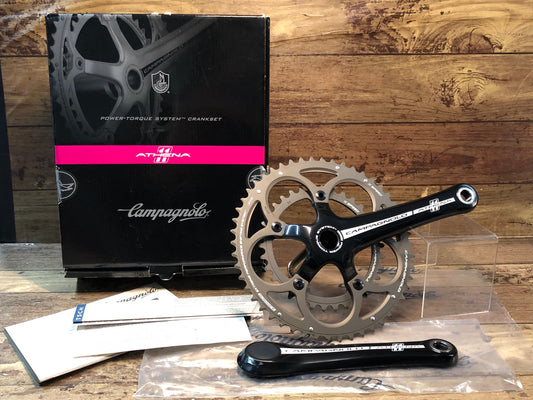 IE135 カンパニョーロ Campagnolo アテナ ATHENA クランクセット 170mm 50-34T 11S 黒 未使用