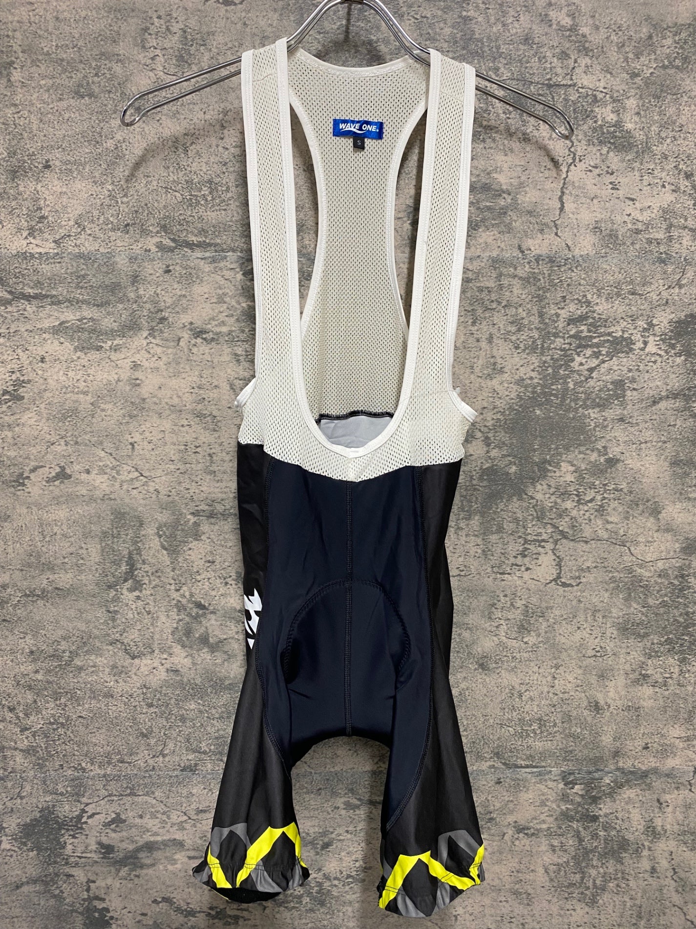 IY545 ウェイブワン WAVEONE ビブショーツ 黒黄 S