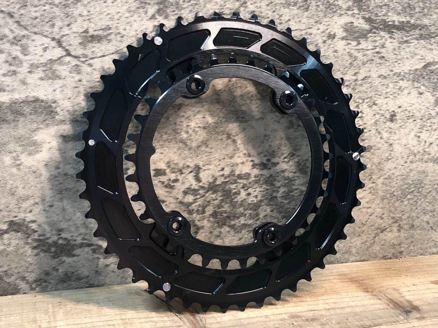 IU033 Stone Design チェーンリング PCD110 4H 48/33T シマノ対応