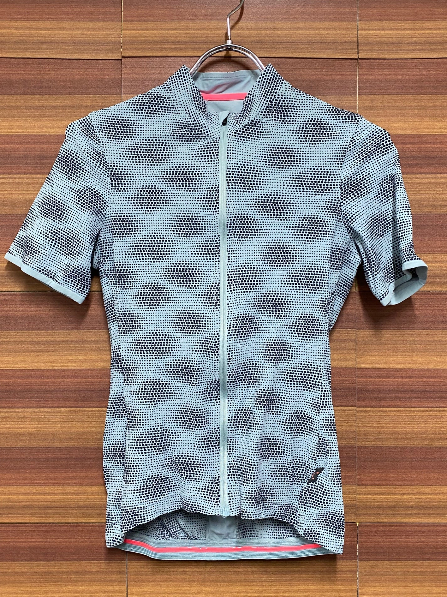 IT312 ラファ Rapha RAPHA + LIBERTY SOUPLESSE JERSEY 半袖 サイクルジャージ グレー 紺 S