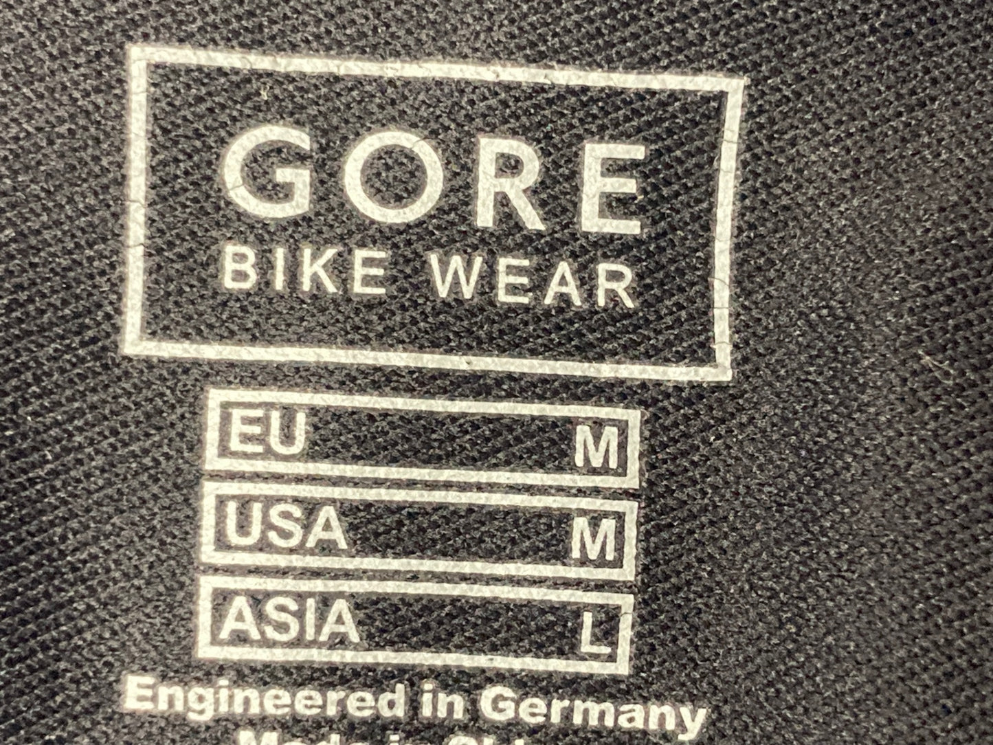 HY889 ゴアバイクウェア GORE BIKE WEAR 長袖 裏起毛 サイクルジャケット 青/黒 ASIA L