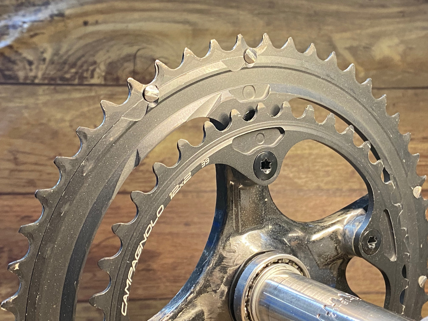 HX684 カンパニョーロ campagnolo レコード RECORD 12S クランクセット 170mm 53/39 ※ロゴスレあり