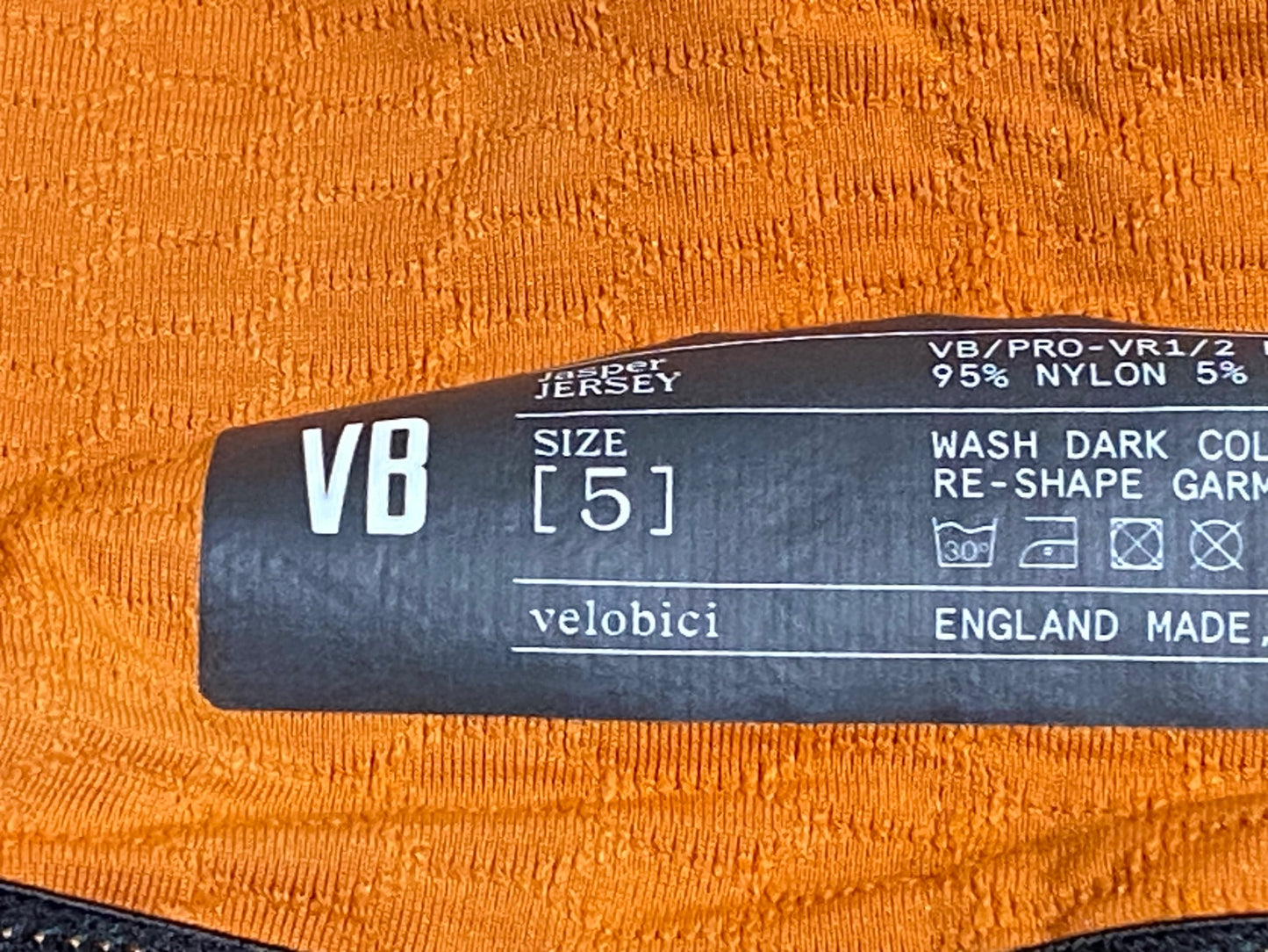 IO523 ヴェロビチ velobici Jasper JERSEY 半袖 サイクルジャージ オレンジ 5