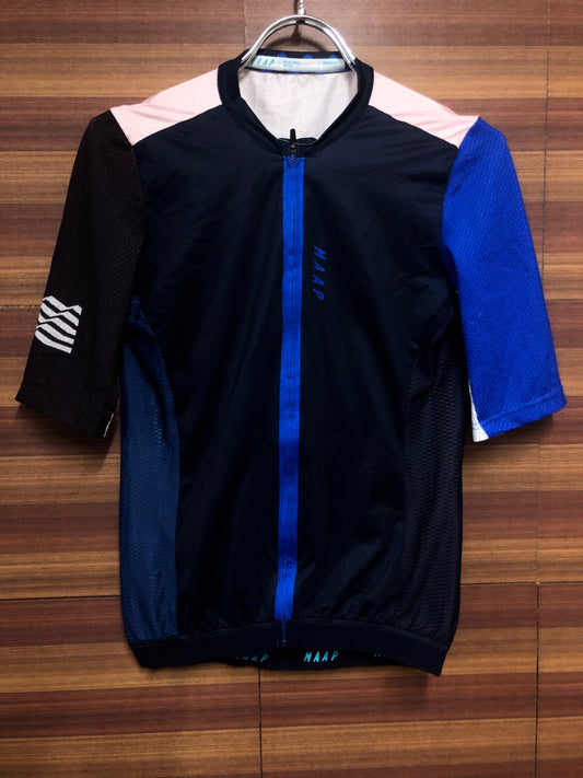 IF362 マープ MAAP PRO FIT JERSEY 半袖 サイクルジャージ 紺 ピンク M