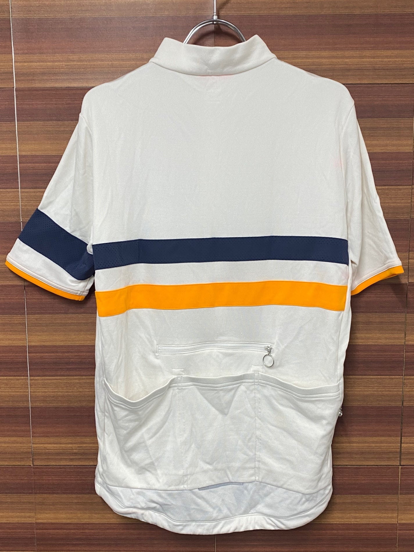 IR520 ラファ RAPHA BREVET JERSEYⅡ 半袖サイクルジャージ 白 L