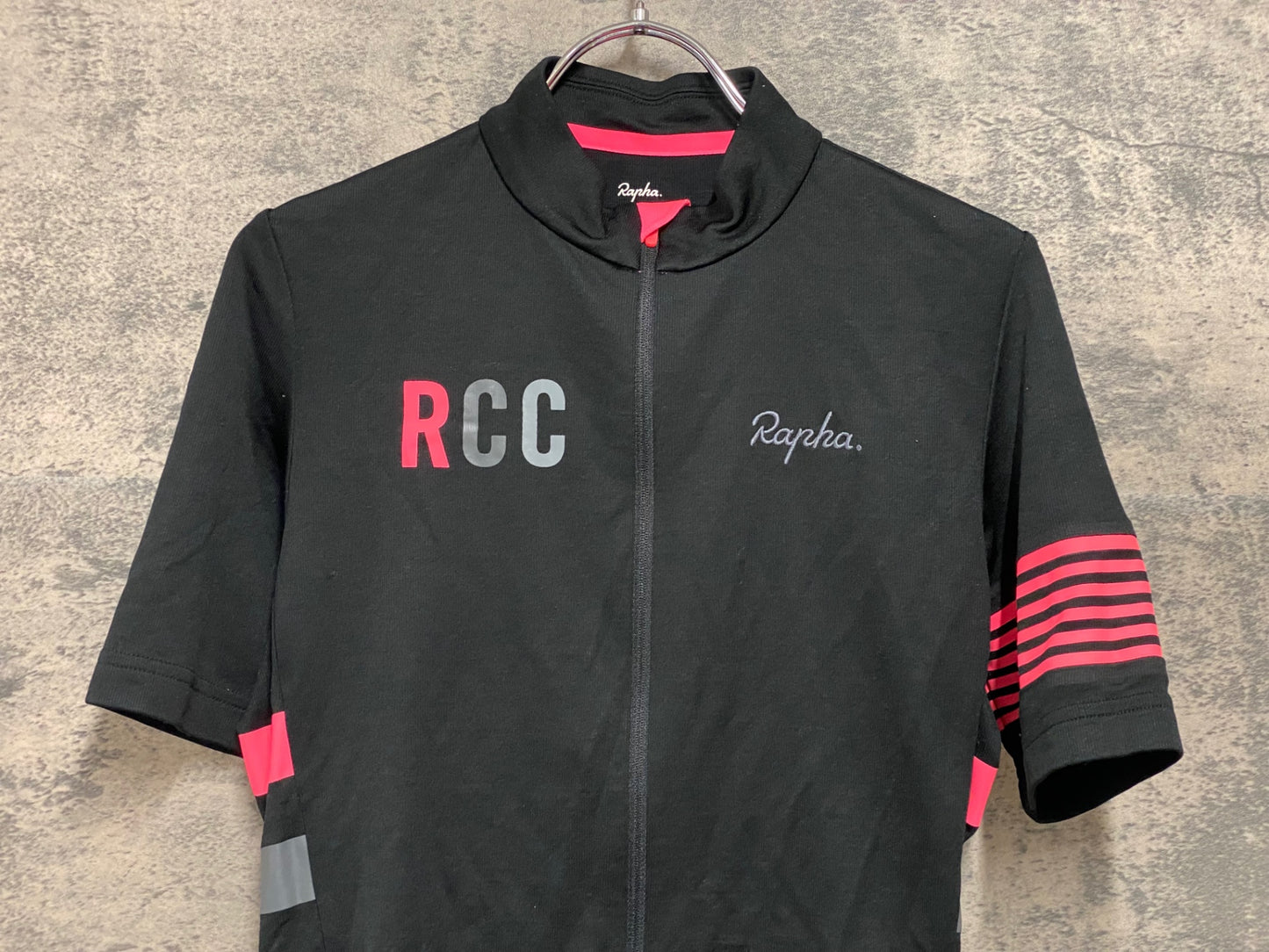 JB927 ラファ Rapha RCC CLASSIC JERSEY 半袖サイクルジャージ 黒 S