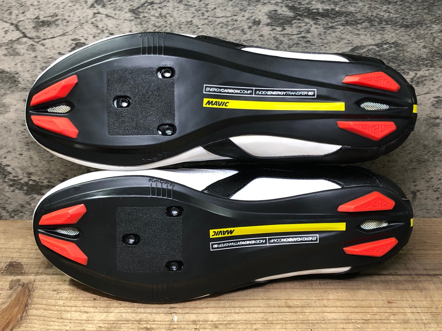 JC684 マヴィック MAVIC COSMIC ELITE ビンディングシューズ 黒白 EU41 1/3 SPDアタッチメント