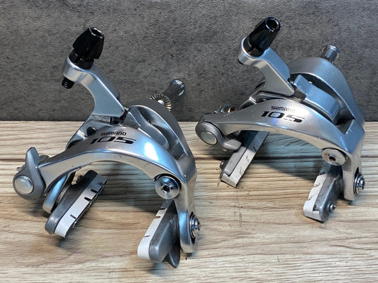 IS813 シマノ SHIMANO 105 BR-5800 ブレーキキャリパー 前後セット シルバー