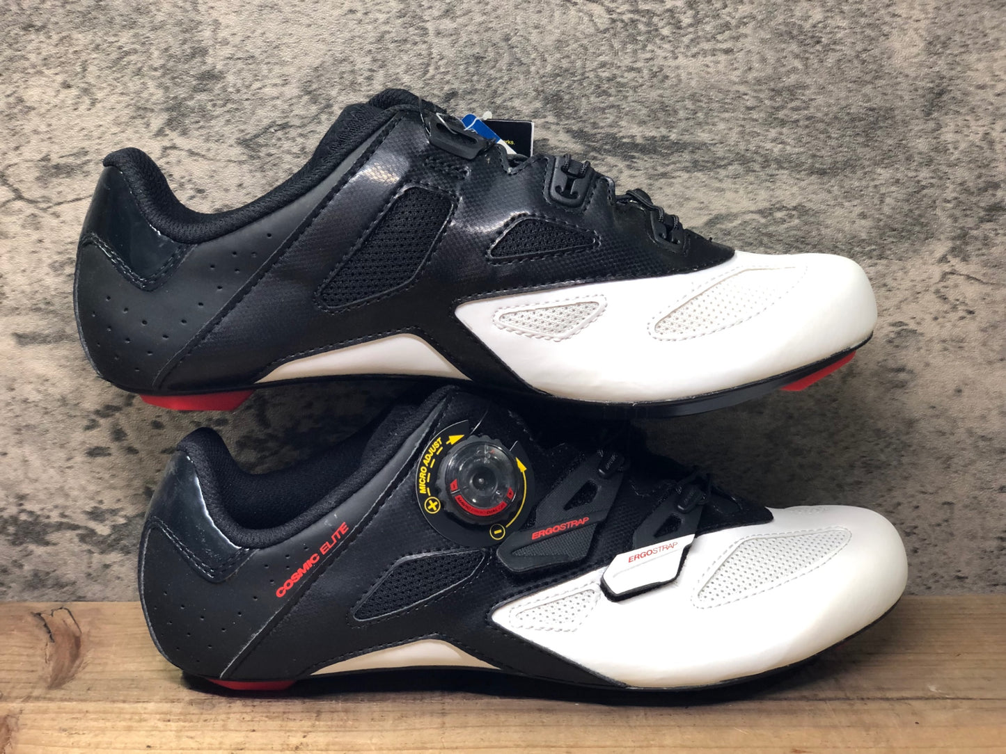 JC705 マヴィック MAVIC COSMIC ELITE ビンディングシューズ 黒白 EU42 SPDアタッチメント