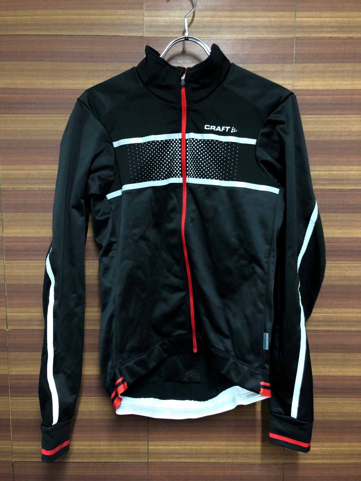 IM214 クラフト CRAFT 長袖 サイクルジャケット 黒 M 裏起毛