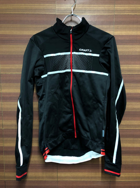 IM214 クラフト CRAFT 長袖 サイクルジャケット 黒 M 裏起毛