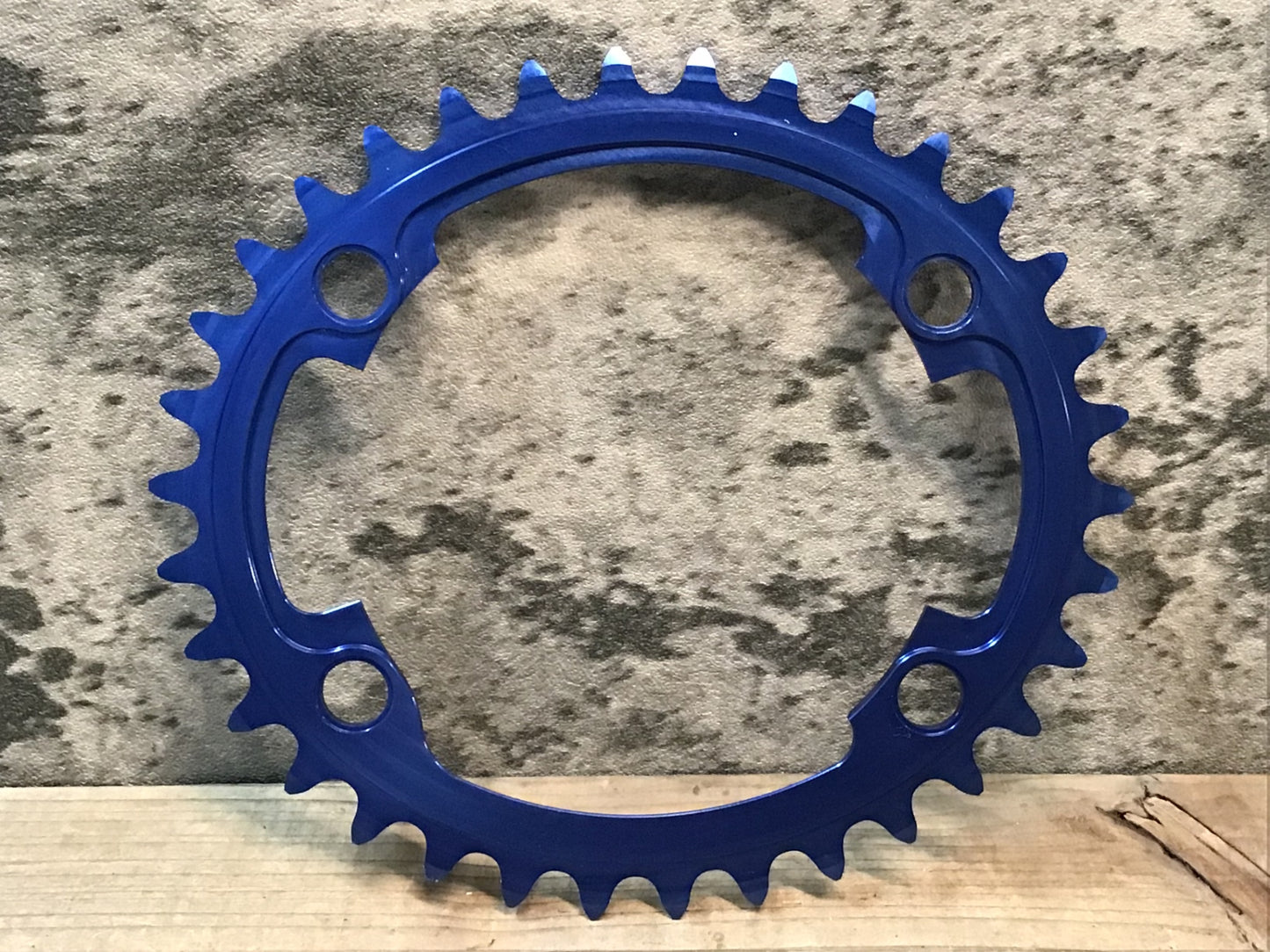 JA853 スミス SMITH バロックギア BAROQUE GEAR 楕円 インナーチェーンリング 34T 青