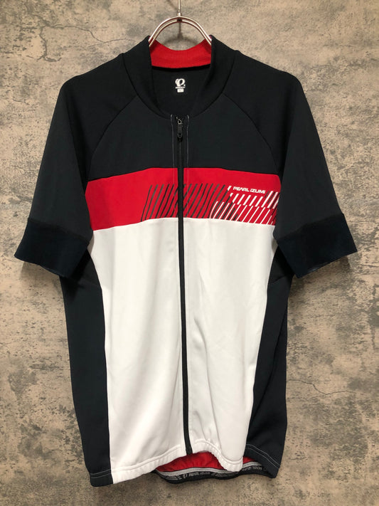 IY201 パールイズミ PEARLiZUMi 半袖 サイクルジャージ 黒赤 XL