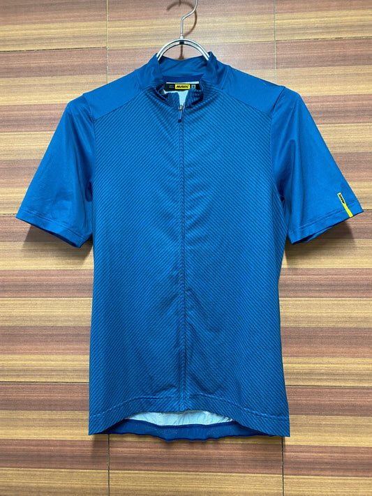 IJ216 マヴィック MAVIC COSMIC PRO GRAPHIC JERSEY 半袖サイクルジャージ 青 S