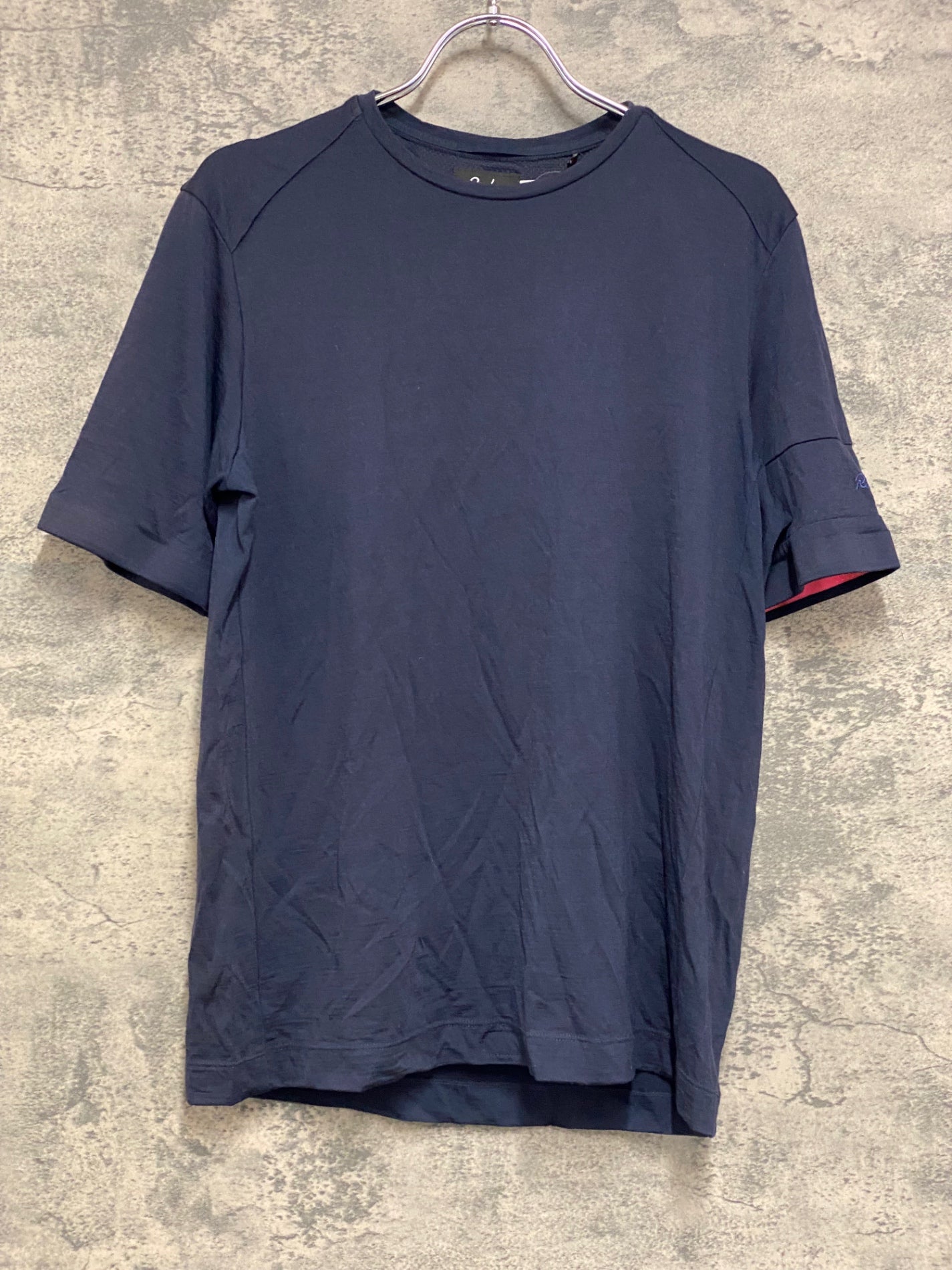 JB334 ラファ Rapha MERINO T-SHIRT 半袖 Tシャツ 紺 S