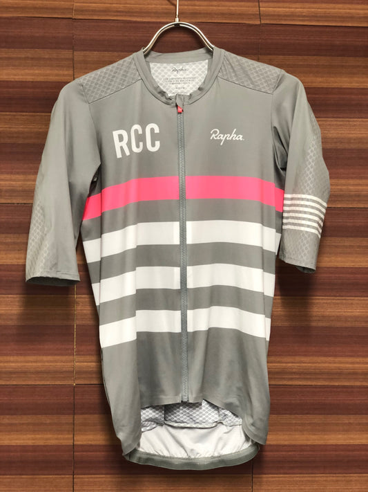 IP675 ラファ Rapha RCC PRO TEAM AERO JERSEY 半袖サイクルジャージ グレー M