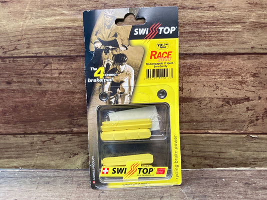 IN073 スイスストップ SWISSSTOP YELLOW KING RACE2000 ブレーキシュー カーボン、アルミリム用 カンパニョーロ10S用 未使用品