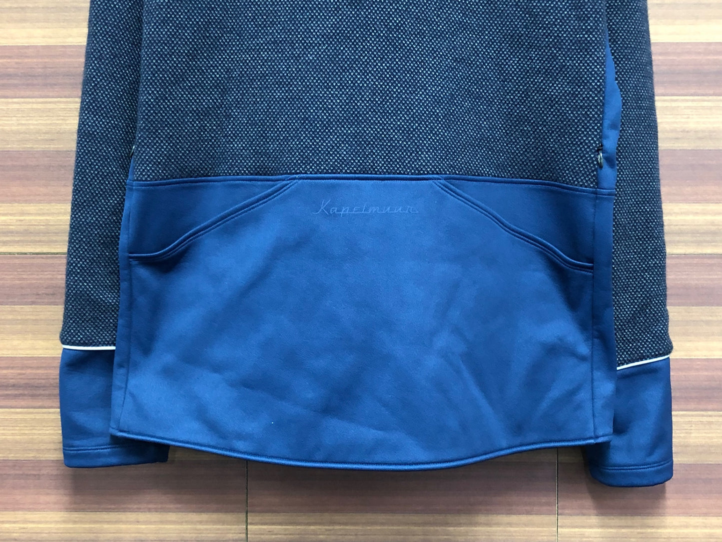 IS431 カペルミュール KAPELMUUR 長袖 サイクルジャケット 紺 黒 M 裏起毛 PONTETORTO