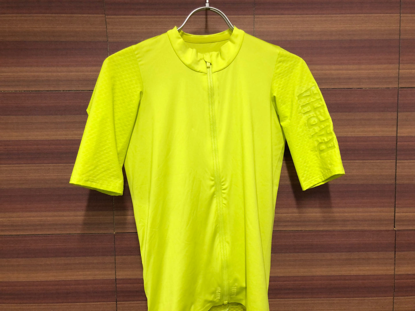 IL599 ラファ Rapha PRO TEAM SHORT SLEEVE AERO JERSEY 半袖 サイクルジャージ 黄色 S