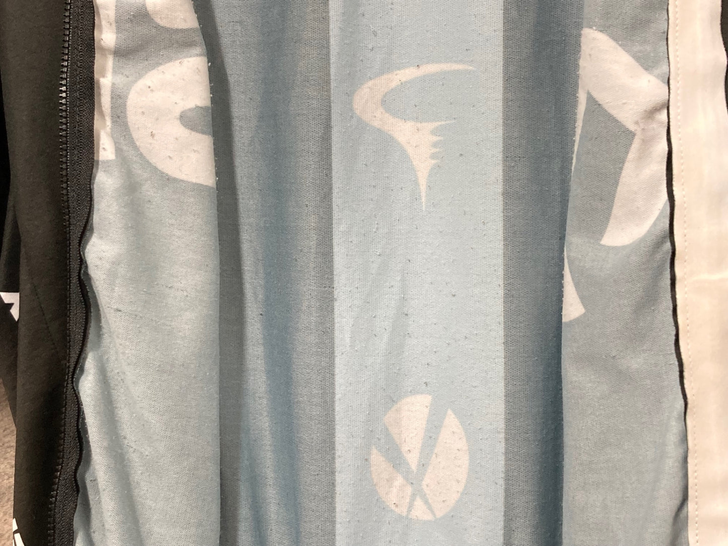 IW744 ラファ Rapha MEN'S PRO TEAM JERSEY 半袖 サイクルジャージ 黒 水色 M TEAM sky ※擦れ、よれ