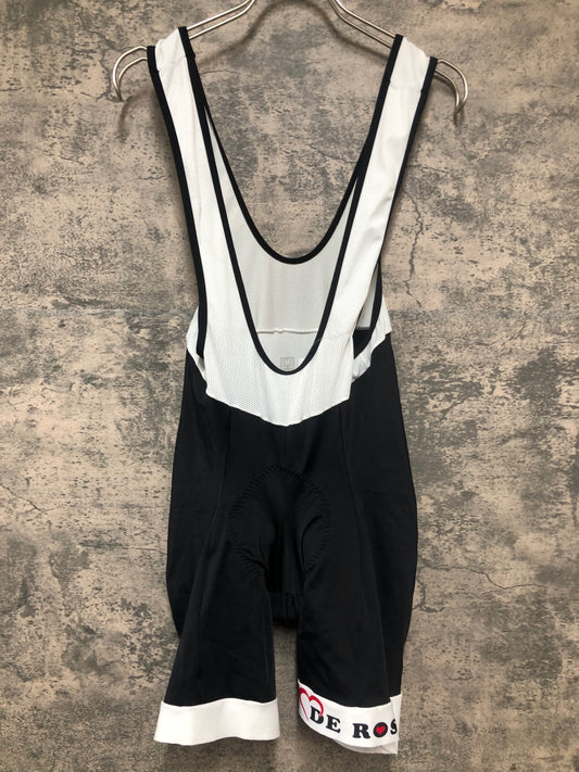 IW568 サンティーニ Santini デローザ DE ROSA ビブタイツ 白黒 M