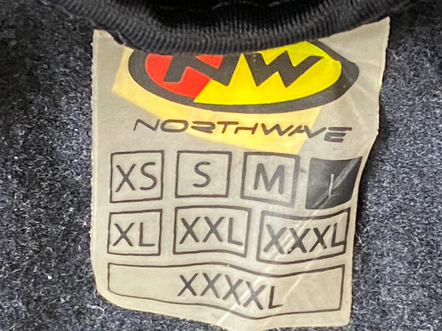 IR918 ノースウェーブ NORTHWAVE ビブタイツ 黒 L 裏起毛