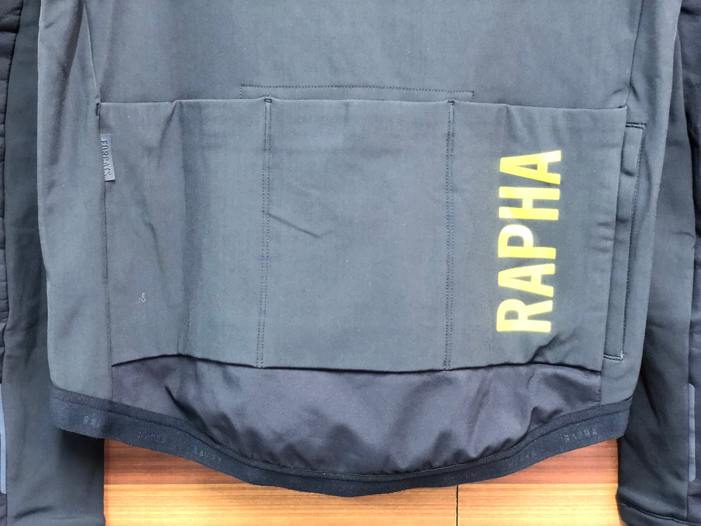 IT120 ラファ Rapha PRO TEAM TRAINING JACKET 長袖 サイクルジャケット 紺 L 裏起毛