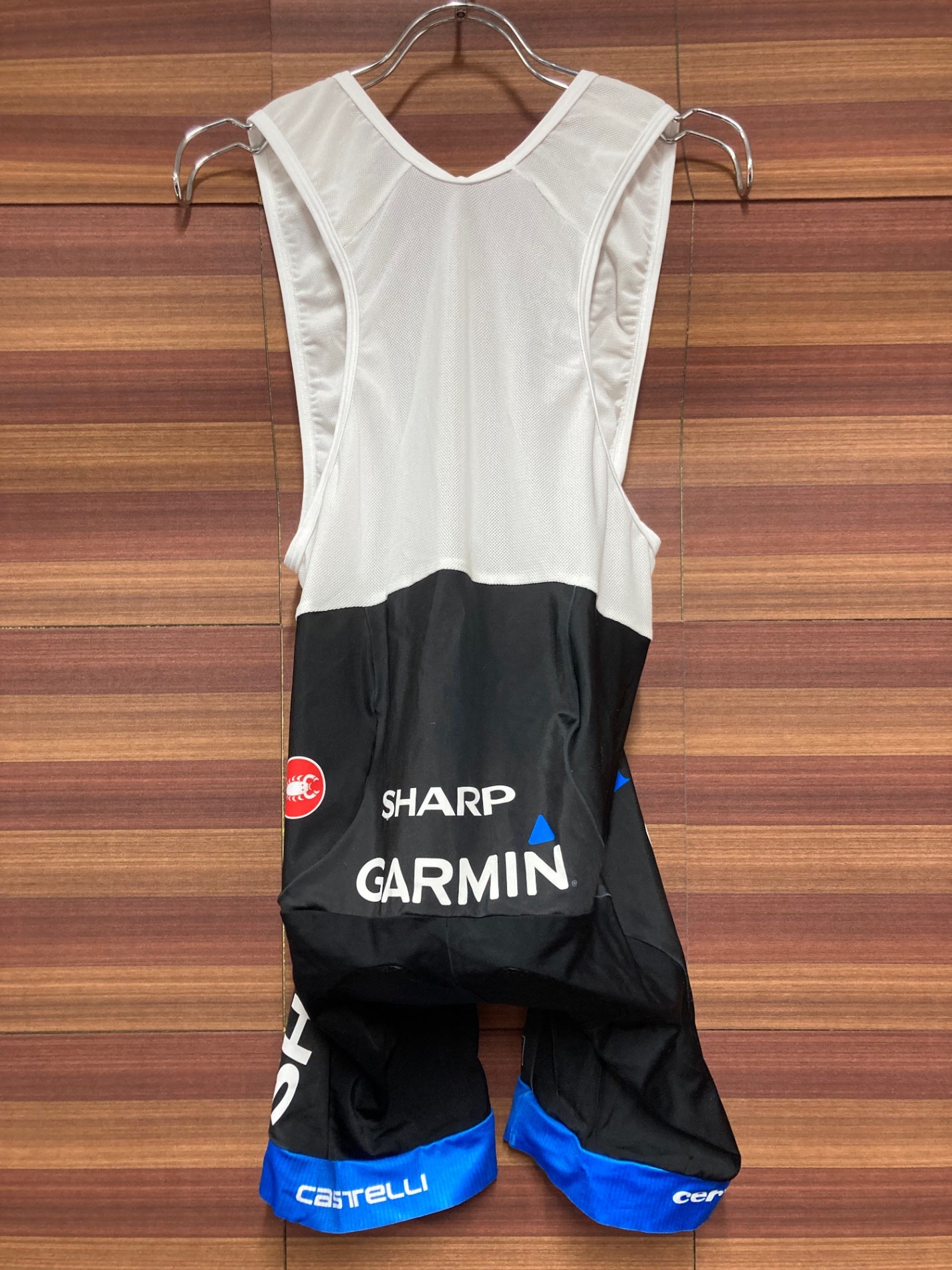 IN741 カステリ CASTELLI ビブショーツ 黒 L ガーミン・シャープ ※穴あき